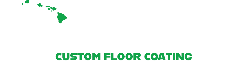 Concreate Oahu custom floor coating in white